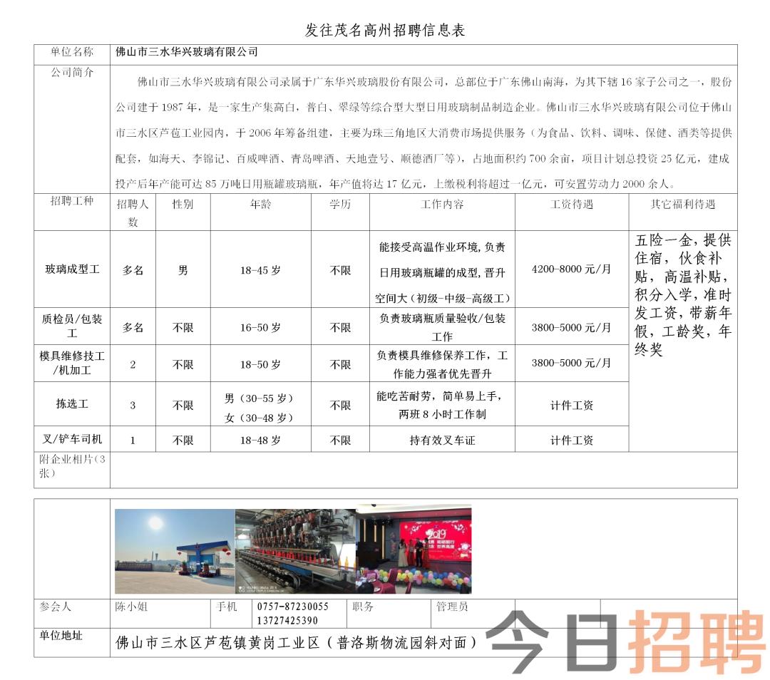 枫泾工业园区最新职位招募信息发布