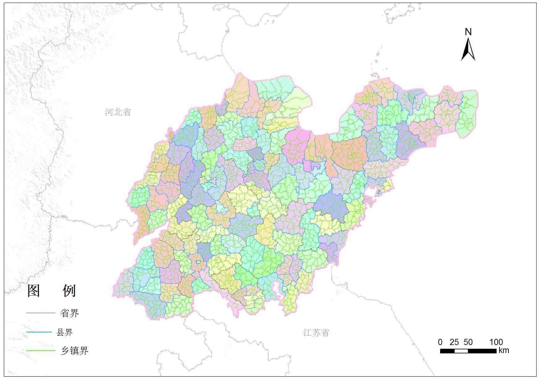 山东省现行行政区划概览